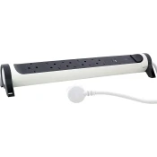LG 694510 PRODUZNI BLOK SA UPZ 5X2P+E 1XUSB-A 1XUSB-C 1.5M (BELA/T.SIVA)