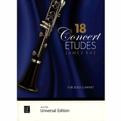 RAE:18 CONCERT ETUDES FOR SOLO CLARINET