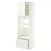 METOD / MAXIMERA Visoki element za ugradne uredaje, bela/Veddinge bela, 60x60x200 cm