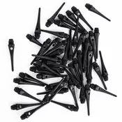 Plastični vrhovi za strelice za pikado (soft tip) 50 komada crni