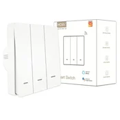 SMART ZIGBEE PAMETNI PREKIDAC EU SA 3 PREKIDACA BELI ZS-B-EU3-WH-MS