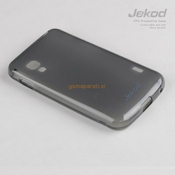 JEKOD silikonski ovitek LG Optimus L5 2 E460 prozorno črn TPU/TB + Zaščitna folija