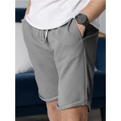Sinsay - Slim fit šorts - svetlo siva