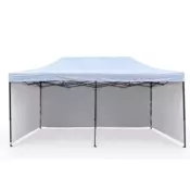 Greenline pop-up paviljon s kompletom 4 sten - 3x6m - bel