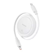 Kabel Baseus Free2Pull Mini USB-C na USB-C kabel, 60W, 1m, bijeli