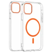 Transparent Color Ring MagSafe maska za iPhone 13 – Narandžasta