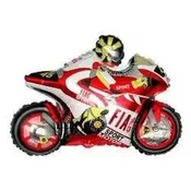 shumee Motor za balone iz folije - rdeč 74 cm, Grabo