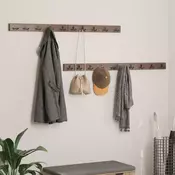 Vješalica Smeda 60 x 7 x 8 cm Cvrsto drvo iz reciklaže