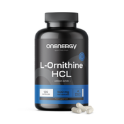 L-ornitin HCL 500 mg, 120 kapsul