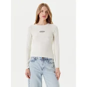 Guess Jeans Bluza W5YP38 KA0H1 Écru Slim Fit