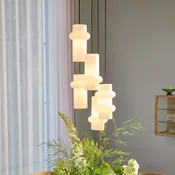 Hübsch Visoka svetilka Pilule Up, bela mat, O 15 cm, steklo - Dnevna soba/jedilnica - Skandinavski - bel mat