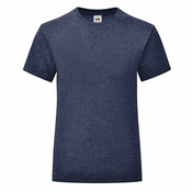 Navy Girls T-shirt Iconic Fruit of the Loom