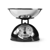 MELISSA Analogna kuhinjska tehtnica 16310238 5 kg 25 g črna jeklena posoda