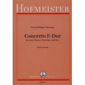 TELEMANN:CONCERTO F-DUR HORN AND PIANO