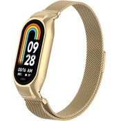 GS Milanski pašček za Xiaomi Smart Band 8, retro zlat