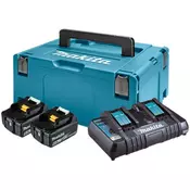 MAKITA 198077-8 - LXT power set v kovčku Makp. Tip3,BL1860Bx2,DC18RD