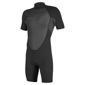 Outdoor master ONeill Reactor-2 2 mm Back Zip moška kratka neoprenska obleka, Black/Graphite