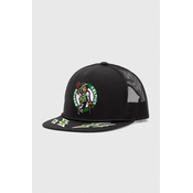 Kapa sa šiltom Mitchell&Ness NBA BOSTON CELTICS boja: crna, s aplikacijom
