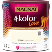 shumee MAT ZRAČNA LATEKS BARVA MAGNAT #kolorlove svetla vanilija KL10 2,5 l