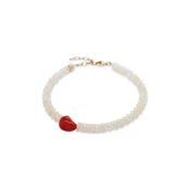 BERRIES zapestnica za gleženj Cream Anklet