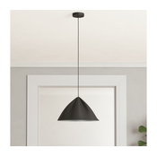 Eglo 900835 - Viseća lampa na kablu PODERE 1xE27/40W/230V crna