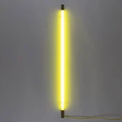 SELETTI Linea Gold LED stenska svetilka, rumena - Dnevna soba/jedilnica - Dizajn - rumena, zlata - Steklo