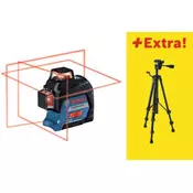 Bosch GLL 3-80 linijski laser 3x360° 80m domet + BT 150 stativ (06159940KD)