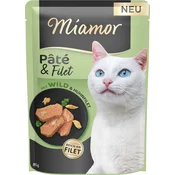 Miamor Mačja hrana Paté & Filet - divjačina - 85 g