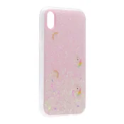 Maska Platina Unicorn za iPhone XR svetlo roze