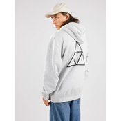 HUF Set TT Pulover s kapuco heather grey