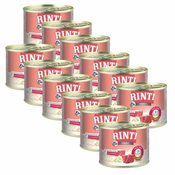 Konzervirana hrana RINTI SENSIBLE govedina in riž 12x150 g