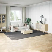Vidaxl Kosmata preproga antracitna 240x340 cm poliester