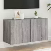 Zidni TV ormaric boja sivog hrasta sonome 80x30x41 cm