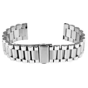Metalni kaiš - MK22.42 Srebrni 22mm