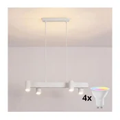 Brilagi - LED RGBW prigušiva luster na sajli SELE 4xGU10/6,5W/230V bela