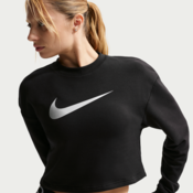 Nike Ženski duks Pro NP DF IB8979, Crni