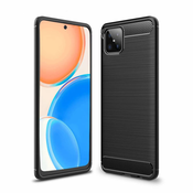 Infostyle Silikonski ovitek "carbon" za Honor X8 4G - Črna