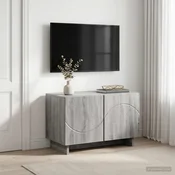 vidaXL TV stojalo 60 x 34.5 x 40 cm Siva Sonoma Konstruiran les