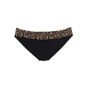 VIVANCE Bikini hlačke rjava/črna