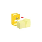 Super lepljivi listki Post-it 76x76 mm rumeni 12x90 l