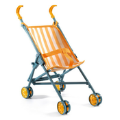 Pomea – zložljiv voziček z rumenimi progami – 54 cm