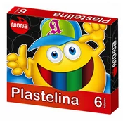 Plastelína Šolska plastelin, 6 barv, 15g/kos