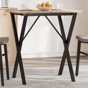 Noge za blagovaonski stol X-oblika 50x40x73 cm celik