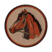 shumee Našitek konj - ščit - magnetna podlaga - vezen našitek/značka/emblem