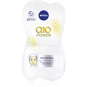 Nivea Visage Q10 Plus gladilna maska proti gubam (Smoothing Anti-wrinkle Mask) 2x7 5 ml