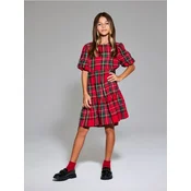 Sinsay - Babydoll haljina - crvena