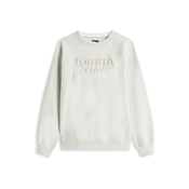 Tommy Jeans Majica temno bež/pastelno zelena/bela