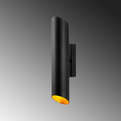 Crna/u zlatnoj boji zidna lampa o 8 cm Cut – Opviq lights
