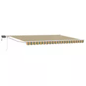 Rucna zlacivna tenda s LED diodama Zelena, Žuta, Bijela 5 x 3 m