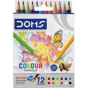 DOMS N80422 Komplet barvnih svinčnikov 12 pcs + Sharpener